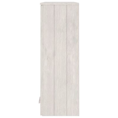 vidaXL HAMAR fehér tömör fenyőfa felső szekrény 85 x 35 x 100 cm