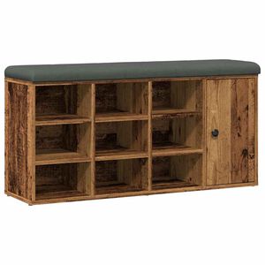 vidaXL antik fa szerelt fa cipőt&aacute;rol&oacute; pad 102x32x50 cm
