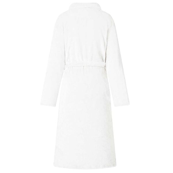 vidaXL Kapucnis N&eacute;lk&uuml;li K&aacute;dlepedő Feh&eacute;r l Flanell