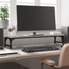 vidaXL sz&uuml;rke sonoma sz&iacute;nű szerelt fa monitor&aacute;llv&aacute;ny 85 x 23 x 15,5 cm