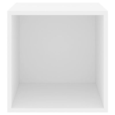 vidaXL 2 db fehér forgácslap faliszekrény 37 x 37 x 37 cm
