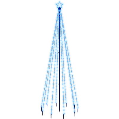 vidaXL kék fényű karácsonyfa tüskével 310 LED-del 300 cm