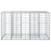 vidaXL Gabion emelt &aacute;gy Ez&uuml;st 100 x 60 x 55 cm Horganyzott ac&eacute;l