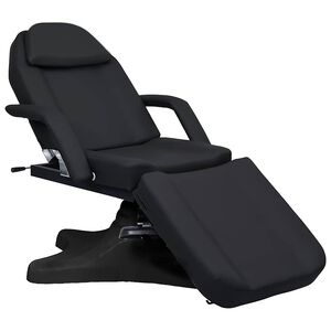 vidaXL fekete massz&aacute;zsasztal 180 x 62 x (86,5-118) cm