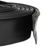 vidaXL Gar&aacute;zs Ajt&oacute; T&ouml;m&iacute;t&eacute;s Fekete 52 x 2 mm 5,5 m PVC