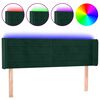 vidaXL s&ouml;t&eacute;tz&ouml;ld b&aacute;rsony LED-es fejt&aacute;mla 147 x 16 x 78/88 cm