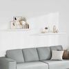 vidaXL 2 db feh&eacute;r MDF lebegő fali polc 120 x 23,5 x 3,8 cm