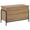 vidaXL T&aacute;rol&oacute; Doboz K&eacute;zműves T&ouml;lgy 80 x 40 x 49,5 cm Szerelt Fa