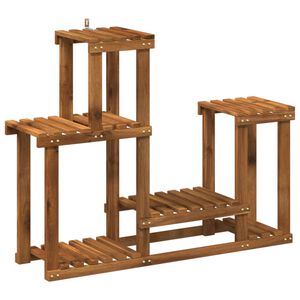 vidaXL N&ouml;v&eacute;ny&aacute;llv&aacute;ny Term&eacute;szetes 90 x 25 x 73 cm T&ouml;m&ouml;r Ak&aacute;cfa