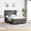 vidaXL Boxspring &aacute;gy matraccal S&ouml;t&eacute;tsz&uuml;rke 90x190 cm Sz&ouml;vet sz&ouml;vet
