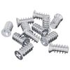 vidaXL Csavar 12 pcs Ez&uuml;st M6 x 12 mm Vas