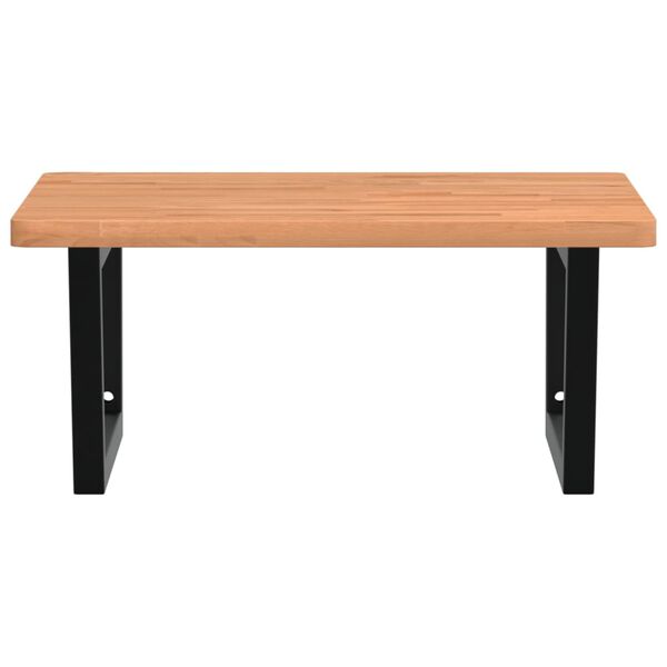 vidaXL ac&eacute;l &eacute;s t&ouml;m&ouml;r b&uuml;kkfa falra szerelhető mosd&oacute;polc