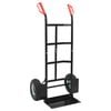 vidaXL Kibőv&iacute;thető K&eacute;zikocsi Fekete &eacute;s piros 57 x 46 x 113 cm Ac&eacute;l