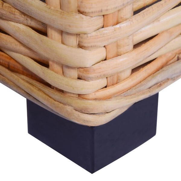 vidaXL term&eacute;szetes rattan doh&aacute;nyz&oacute;asztal 45 x 45 x 30 cm