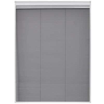 vidaXL pliszé ablak szúnyogháló alumíniumból árnyékolóval 60 x 80 cm