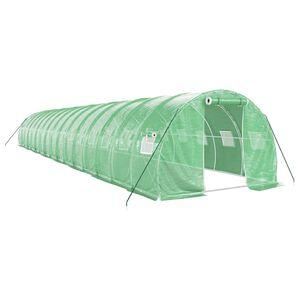 vidaXL z&ouml;ld ac&eacute;lv&aacute;zas melegh&aacute;z 48 m&sup2; 16 x 3 x 2 m