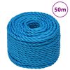 vidaXL k&eacute;k polipropil&eacute;n munkak&ouml;t&eacute;l 24 mm 50 m