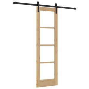 vidaXL Cs&uacute;sz&oacute; ajt&oacute; ORKDAL Term&eacute;szetes 61 x 198,5 cm
