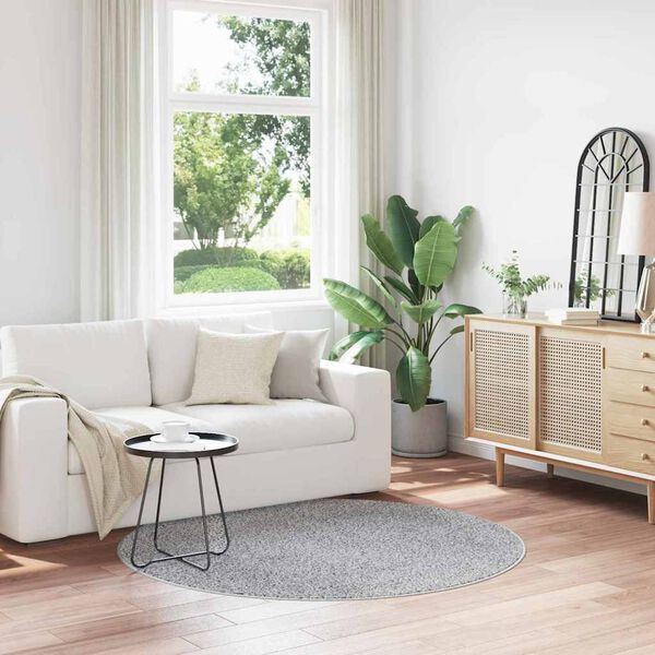 vidaXL Cs&uacute;sz&aacute;sg&aacute;tl&oacute; Shaggy Szőnyeg Sz&uuml;rke 160 x 160 cm PP