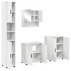 vidaXL F&uuml;rdőszoba b&uacute;tor szett 4 db Feh&eacute;r 61 x 35 x 64 cm