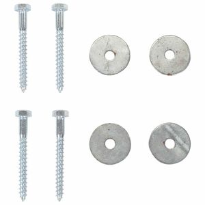 vidaXL F&ouml;ldi horgony 6 pcs Ez&uuml;st &Oslash;10 x 60 cm Galvaniz&aacute;lt f&eacute;m