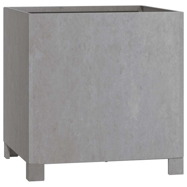 vidaXL 2 db rozsda sz&iacute;nű corten ac&eacute;l n&ouml;v&eacute;nytart&oacute; l&aacute;bbal 40x40x40 cm