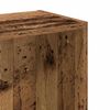 vidaXL antik fa sz&iacute;nű szerelt fa k&ouml;nyvespolc 80 x 24 x 76 cm