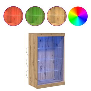 vidaXL LED t&aacute;lal&oacute; Artisan t&ouml;lgy 60,5 x 37 x 100 cm Szerelt Fa
