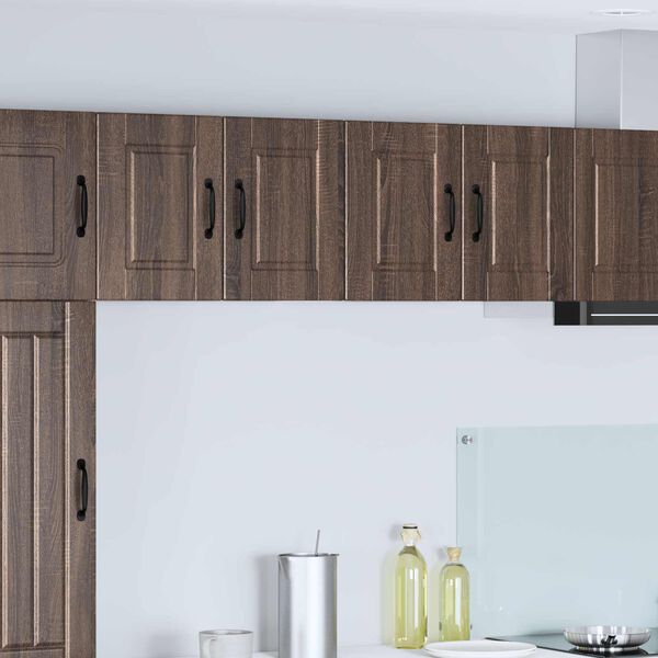 vidaXL Konyhaszekr&eacute;ny polcokkal Barna T&ouml;lgy 60 x 31 x 40 cm Faanyag