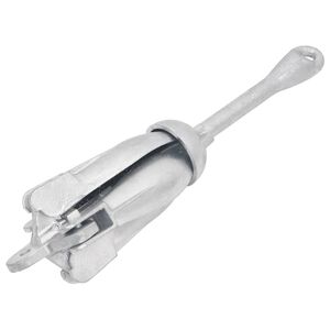 vidaXL ezüst összecsukható tűzihorganyzott öntöttvas horgony 4 kg