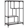 vidaXL K&ouml;nyvespolc 3 szintes 81 x 36 x 115 cm Sz&uuml;rke Sonoma