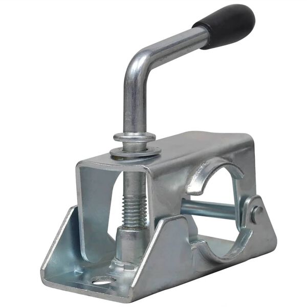 vidaXL utánfutó-orrkerék 2 tartócsővel és 3 osztott bilinccsel 48 mm