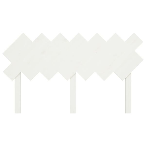 vidaXL feh&eacute;r t&ouml;m&ouml;r fenyőfa &aacute;gyfejt&aacute;mla 151,5x3x81 cm