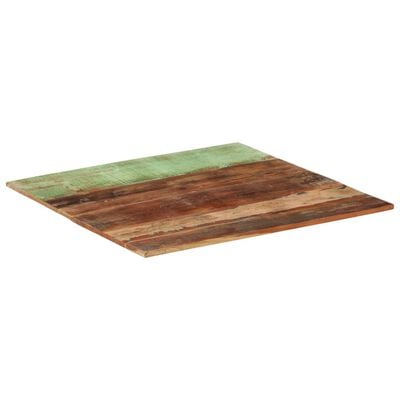 vidaXL négyszögű tömör újrahasznosított fa asztallap 80x80 cm 15-16 mm