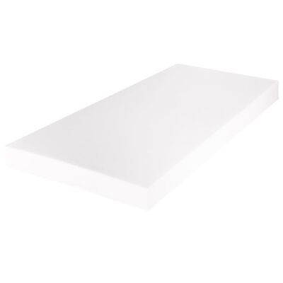 vidaXL fehér fém kanapéágy matraccal 90 x 200 cm