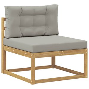 vidaXL K&uuml;lt&eacute;ri k&ouml;z&eacute;pső kanap&eacute; Poli&eacute;szter Feh&eacute;r