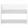 vidaXL fehér szerelt fa fali cipősszekrény 80 x 18 x 60 cm