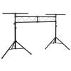 vidaXL fekete ac&eacute;l l&aacute;mpatart&oacute; 338 x 115 x (180-300) cm