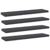 vidaXL 4 db sz&uuml;rke forg&aacute;cslap k&ouml;nyvespolc 40 x 10 x 1,5 cm