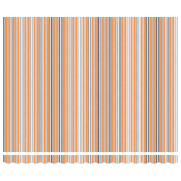 vidaXL Beh&uacute;zhat&oacute; napellenző K&eacute;k &eacute;s Narancs 400 &times; 300 cm