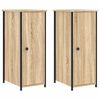 vidaXL 2 db sonoma t&ouml;lgy sz&iacute;nű szerelt fa &eacute;jjeliszekr&eacute;ny 32x42x80 cm
