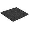 vidaXL Gumi granul&aacute;tum teraszpad Fekete 9 x 9 x 0,3 cm Gumi