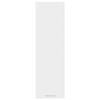 vidaXL F&uuml;ggő szekr&eacute;ny t&aacute;rol&oacute;val ajt&oacute;val Feh&eacute;r 30 x 31 x 100 cm Faanyag