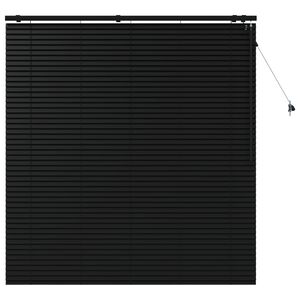vidaXL Zsaluzia Fekete 155 x 160 cm 35 mm Massz&iacute;v Paulownia fa