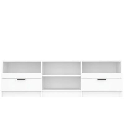 vidaXL fehér szerelt fa TV-szekrény 150 x 33,5 x 45 cm