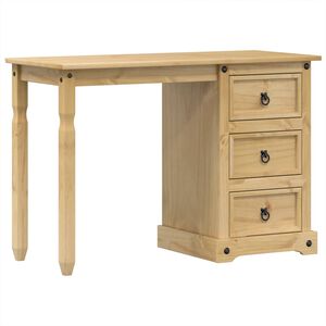 vidaXL Corona t&ouml;m&ouml;r fenyőfa f&eacute;s&uuml;lk&ouml;dőasztal 110x47x75 cm
