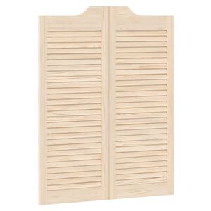 vidaXL Lengő Ajt&oacute;k 100 x 40 cm T&ouml;m&ouml;r Fenyőfa Term&eacute;szetes