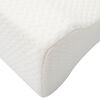 vidaXL Knee Pillow Feh&eacute;r Mem&oacute;riahab &eacute;s Poli&eacute;szter 26 x 21,5 x 15 cm