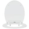 vidaXL WC &uuml;lőke Feh&eacute;r 47 x 37,5 x 3,8 cm Duroplast