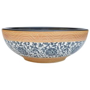 vidaXL t&ouml;bbsz&iacute;nű ker&aacute;mia kerek asztali mosd&oacute; &Phi;41 x 14 cm